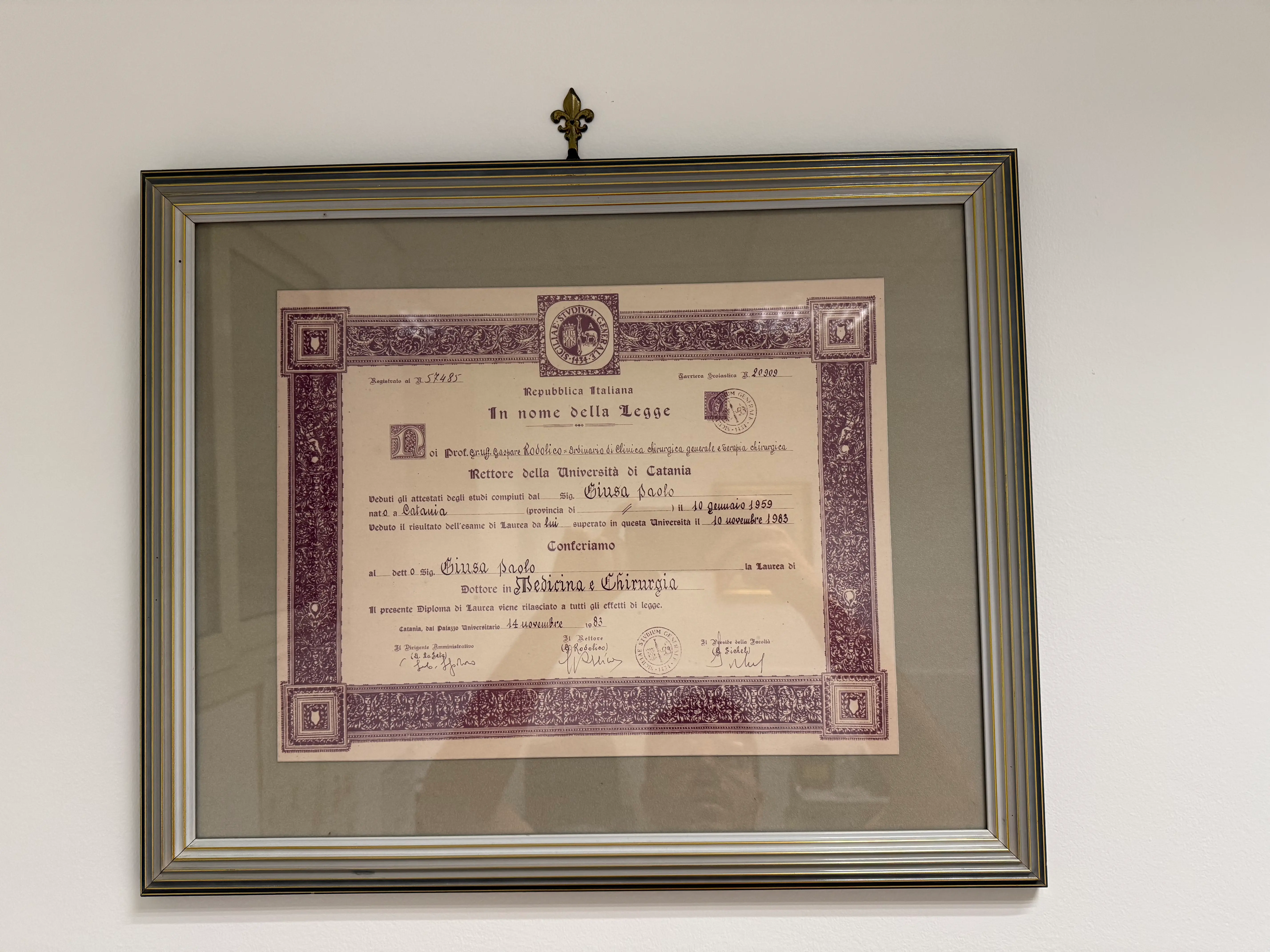 Laurea in Medicina e Chirurgia